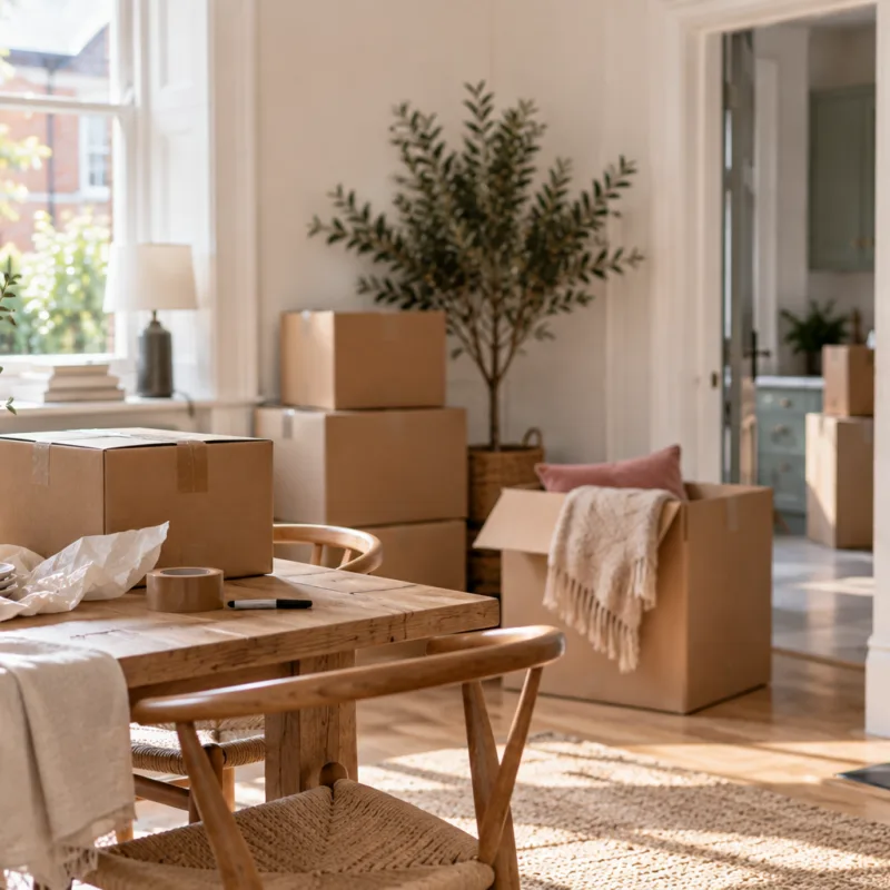 Homeowner preparing for a house survey before selling their property