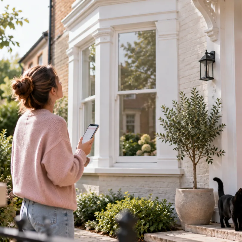 Upfront property condition assessment using a smartphone to inspect visible property condition